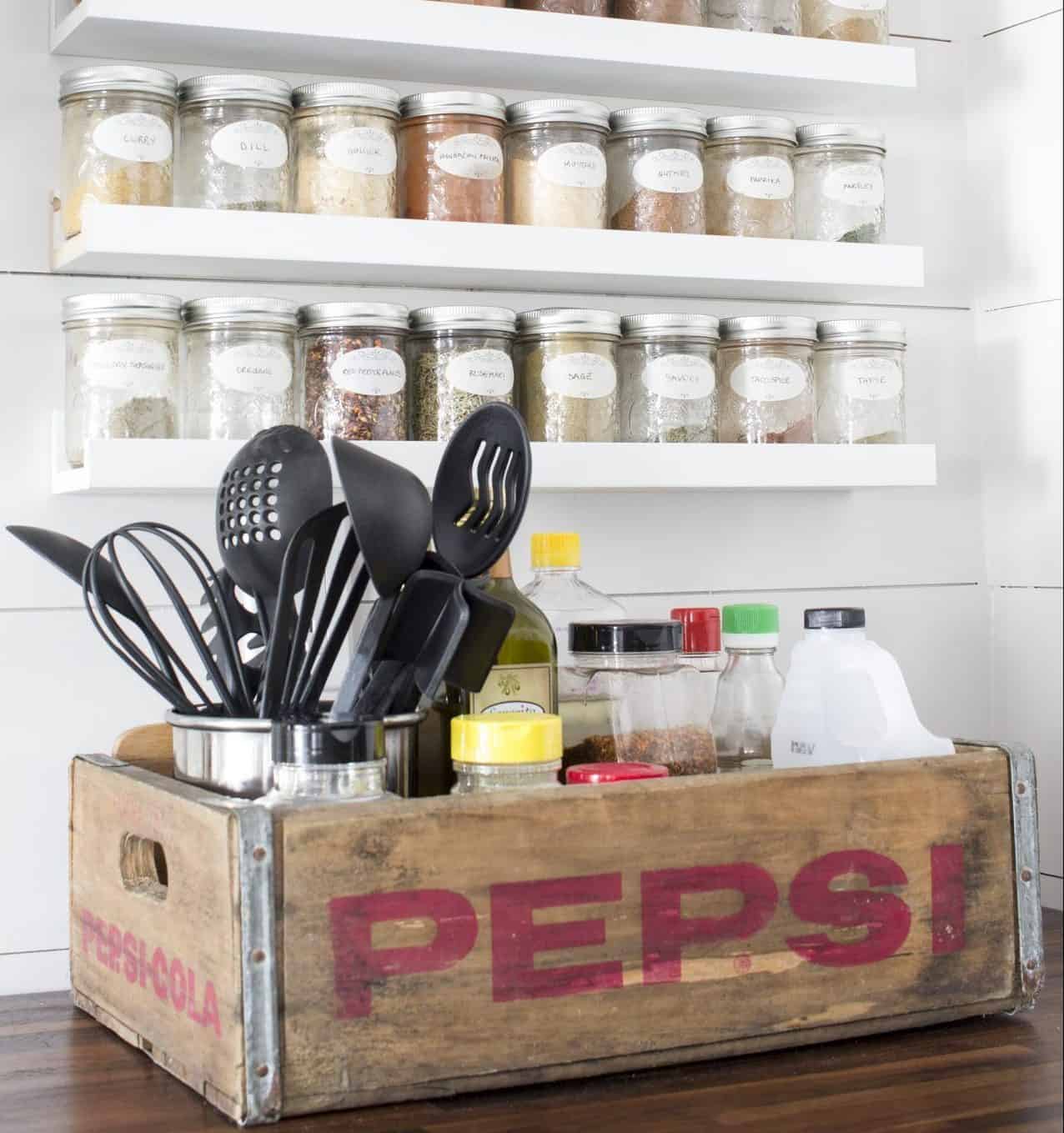 17 Excellent Kitchen Storage Ideas Made With Recycling Old Crates 17 Excellent Kitchen Storage Ideas Made With Recycling Old Crates