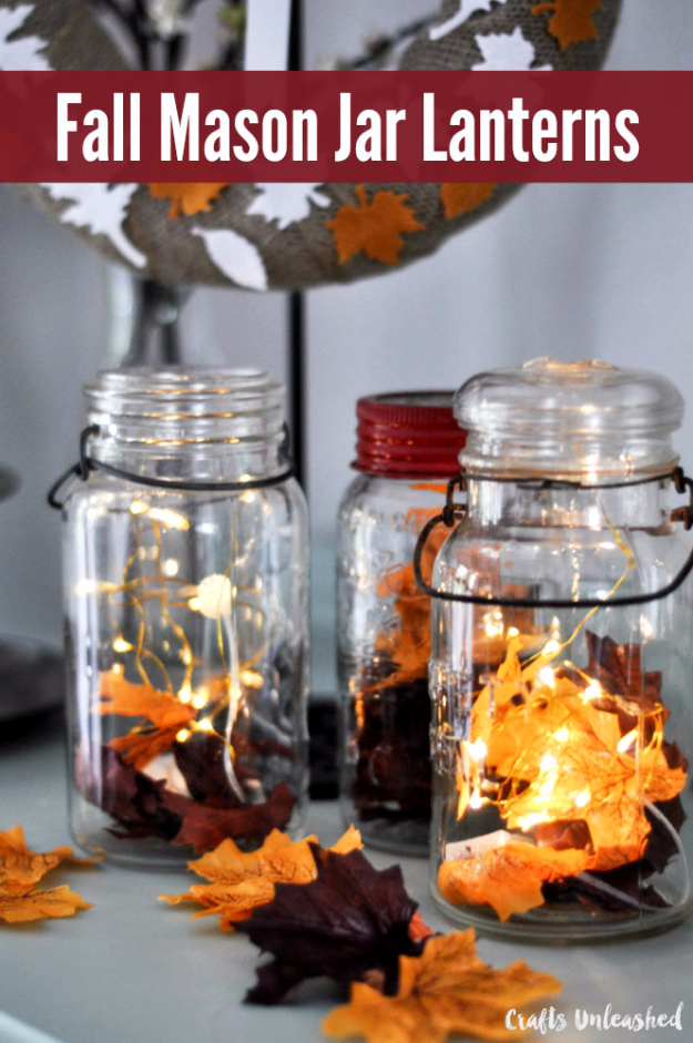 15 Cheerful DIY Fall Mason Jar Designs To Add To Your Seasonal Decor