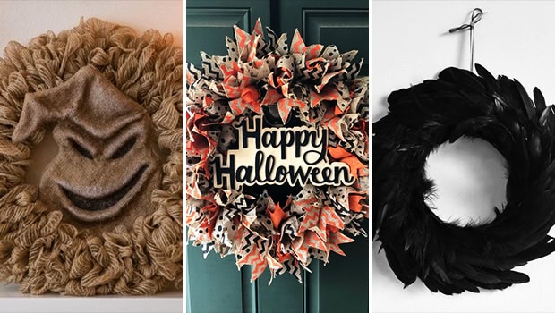17 Spooky Handmade Halloween Wreath Designs The Kids Are Going To Adore