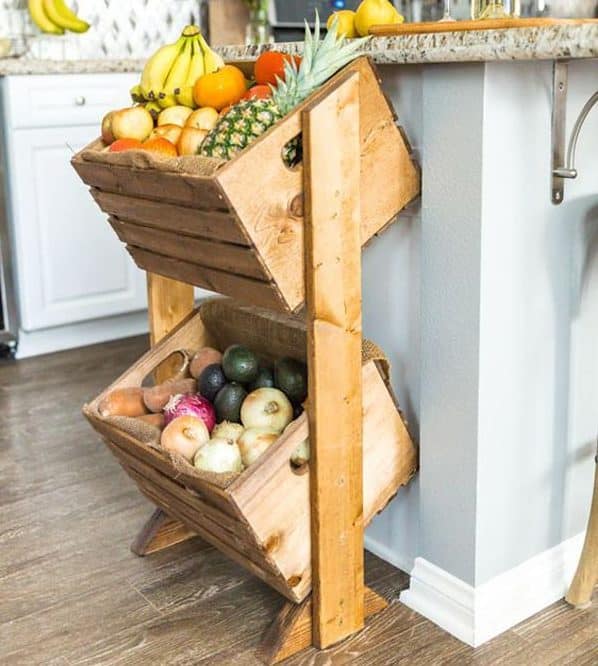 17 Excellent Kitchen Storage Ideas Made With Recycling Old Crates 17 Excellent Kitchen Storage Ideas Made With Recycling Old Crates