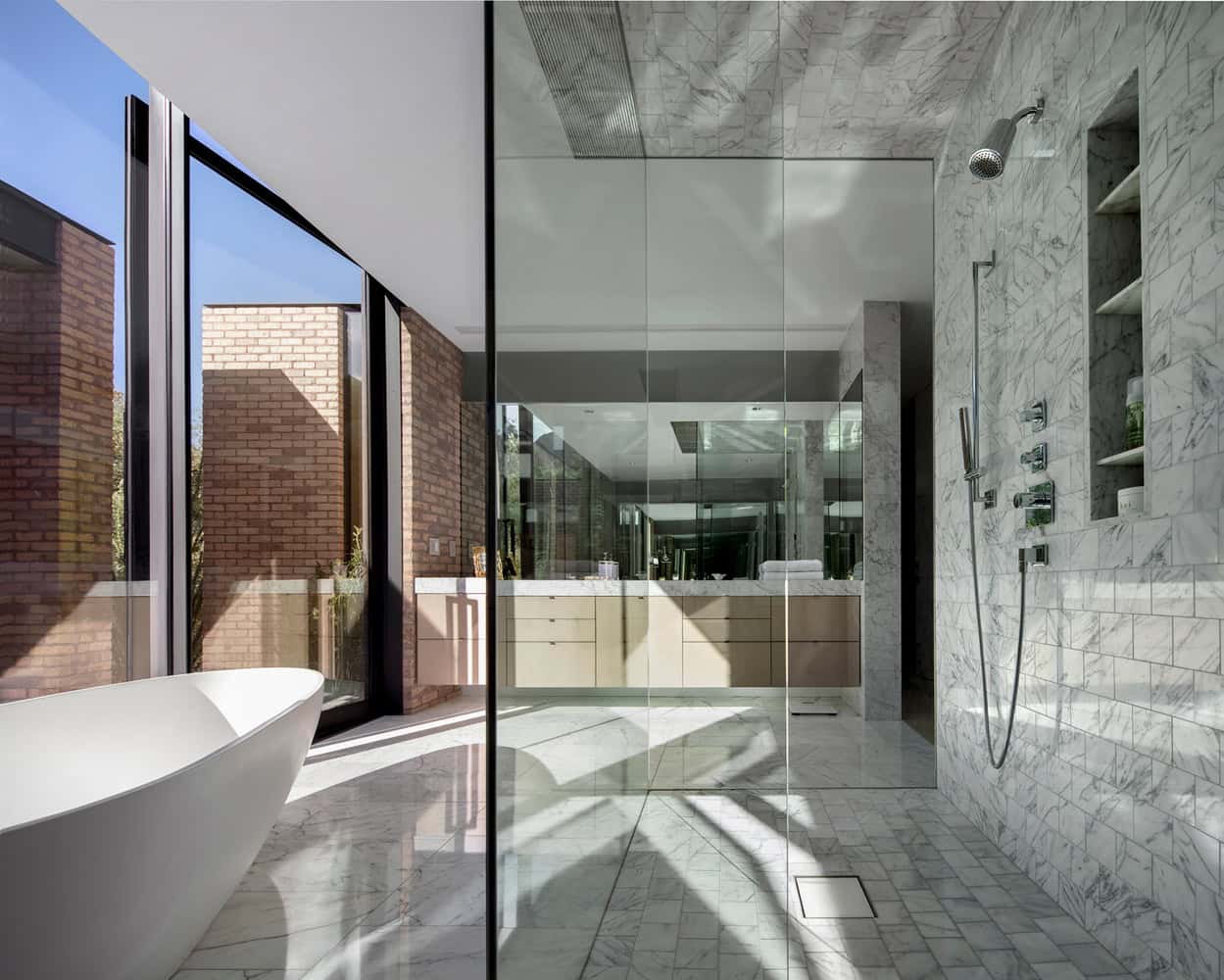 Ghost Wash House by Architecture-Infrastructure-Research in Paradise Valley, Arizona