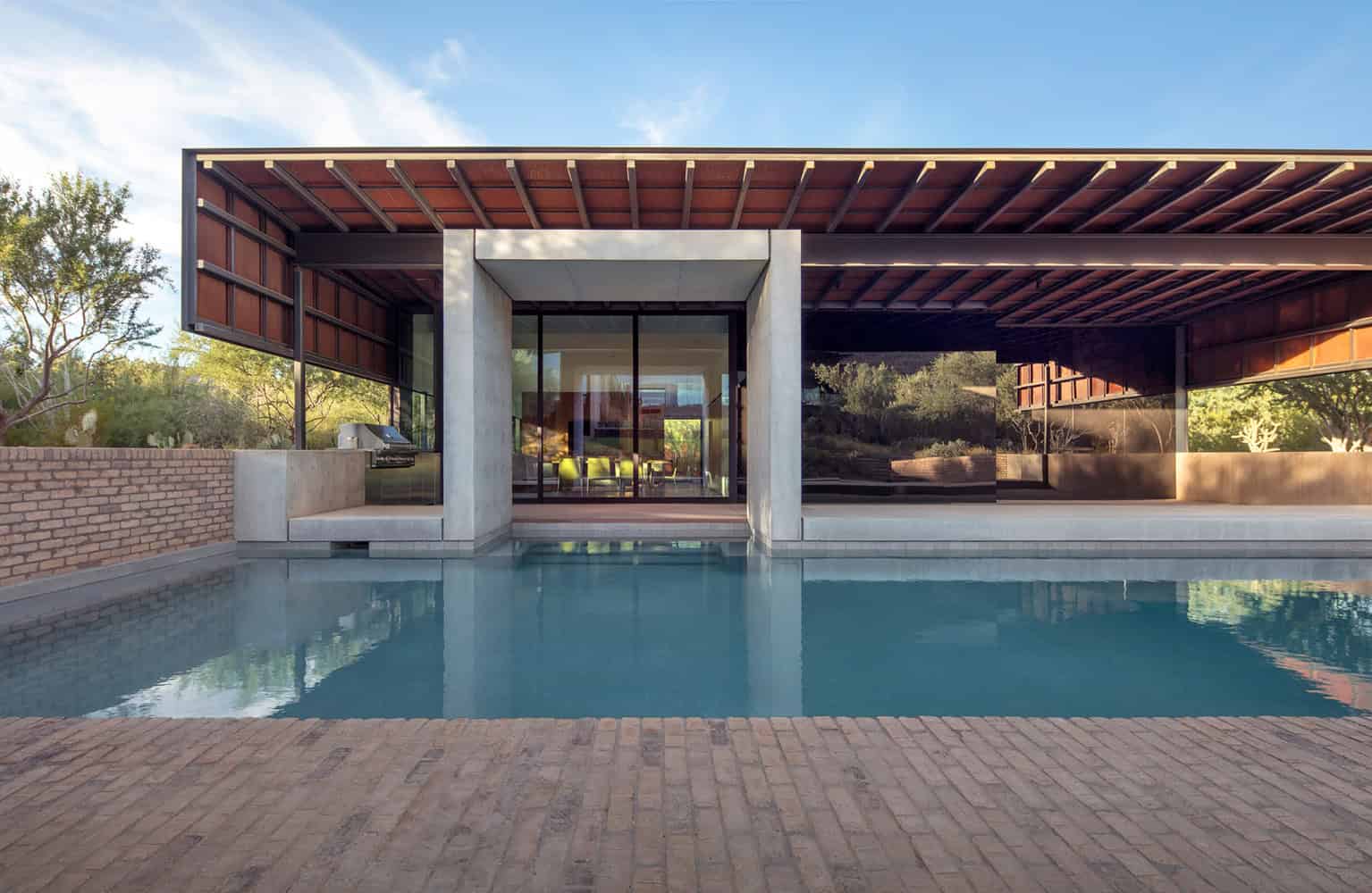 Ghost Wash House by Architecture-Infrastructure-Research in Paradise Valley, Arizona