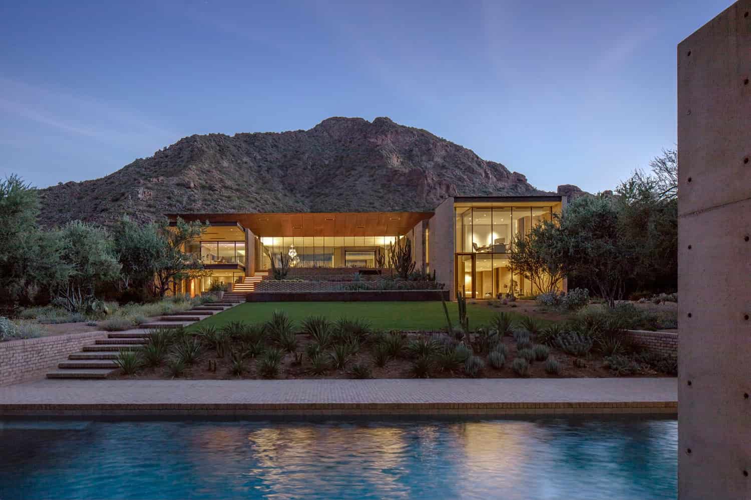 Ghost Wash House by Architecture-Infrastructure-Research in Paradise Valley, Arizona
