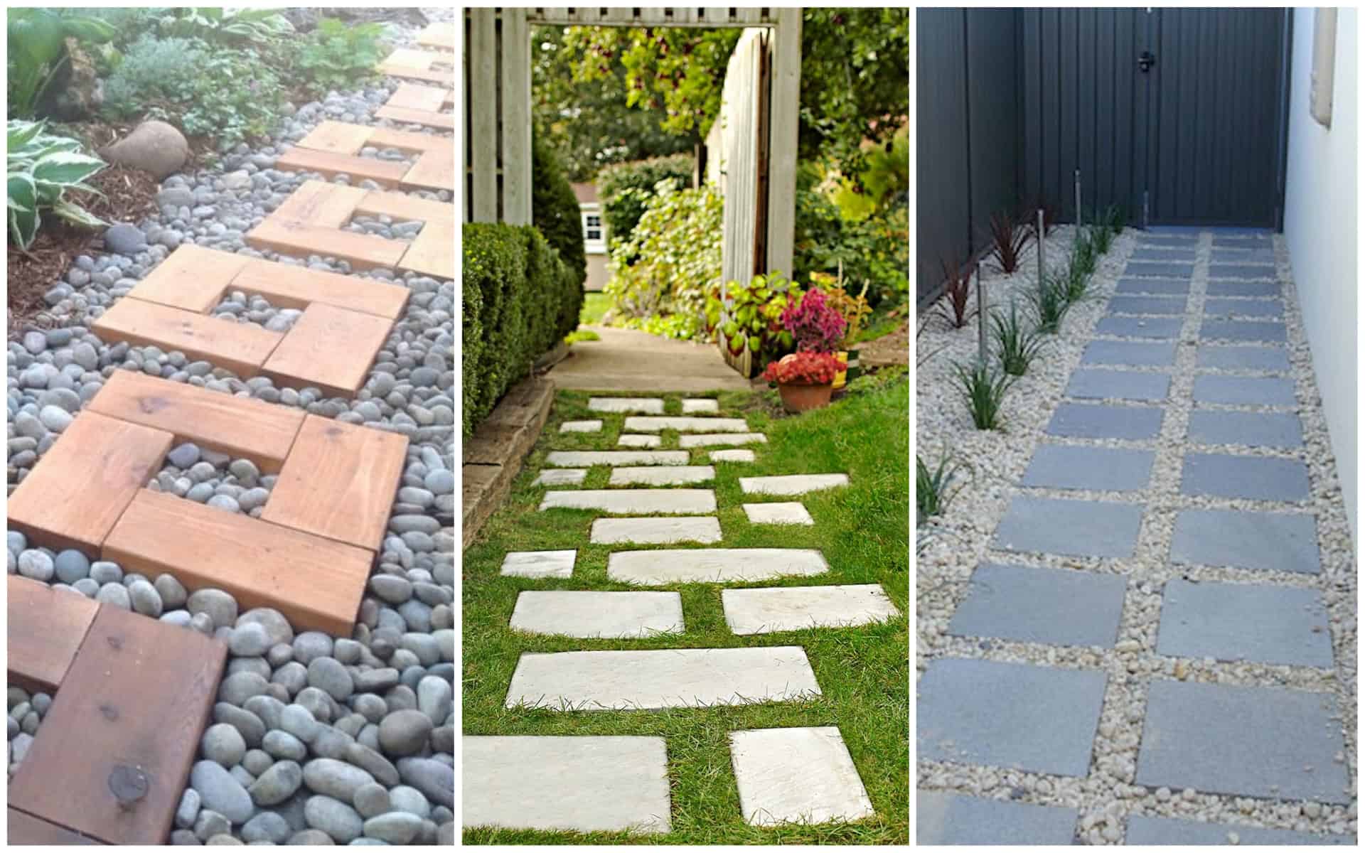15 Creative DIY Stone Path Designs That Everyone Can Do