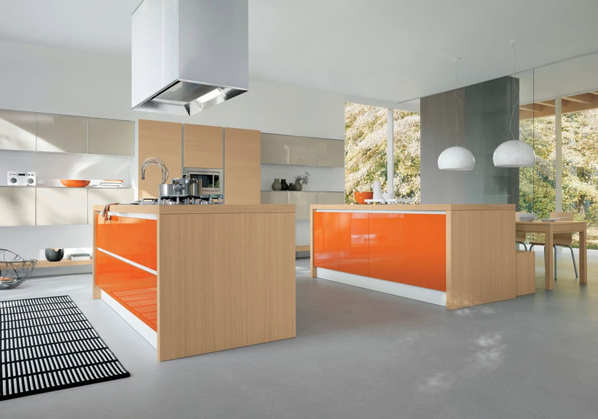 Warmth In The Kitchen-15 Magnificent Orange Kitchens That You Must See Warmth In The Kitchen-15 Magnificent Orange Kitchens That You Must See