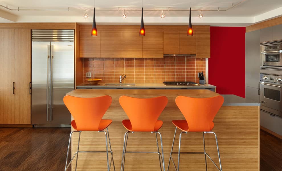 Warmth In The Kitchen-15 Magnificent Orange Kitchens That You Must See Warmth In The Kitchen-15 Magnificent Orange Kitchens That You Must See