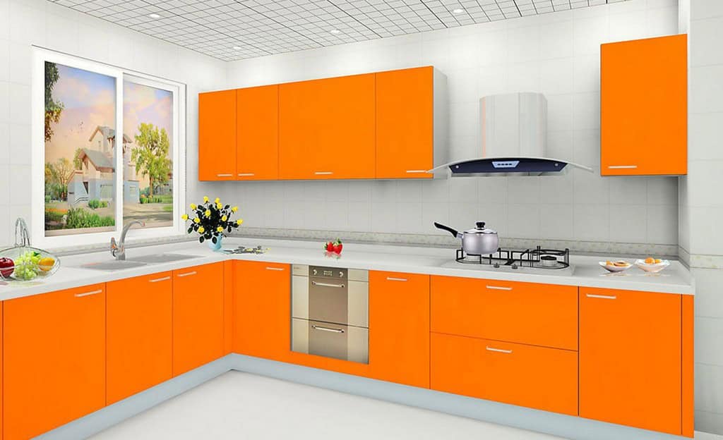 Warmth In The Kitchen-15 Magnificent Orange Kitchens That You Must See Warmth In The Kitchen-15 Magnificent Orange Kitchens That You Must See