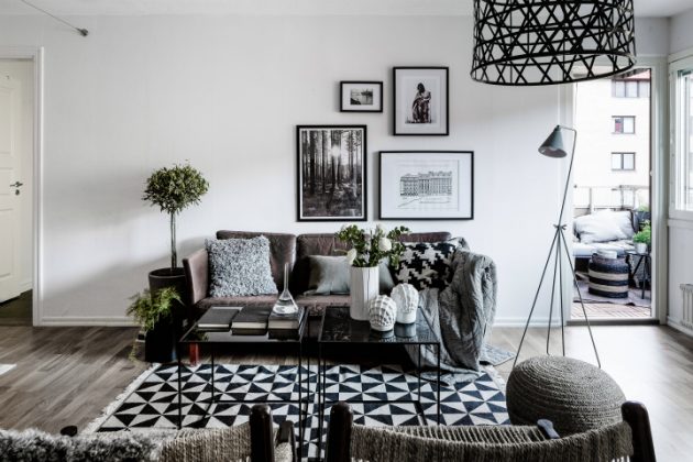 19 Timeless Black & White Living Spaces That Will Thrill You