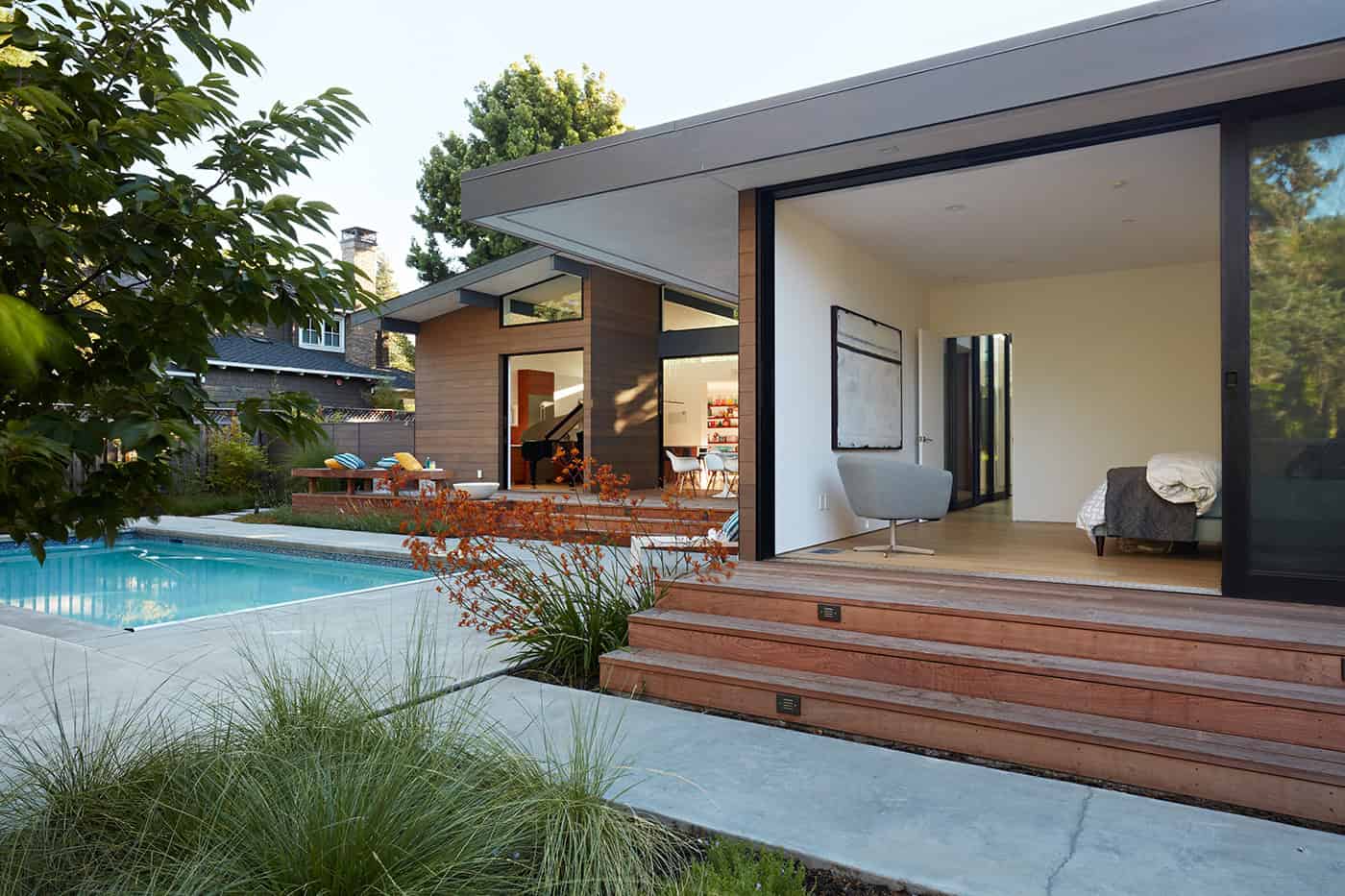 Los Altos New Residence by Klopf Architecture: A Contemporary Take on Mid-Century Modern Living in Silicon Valley Los Altos New Residence by Klopf Architecture: A Contemporary Take on Mid-Century Modern Living in Silicon Valley