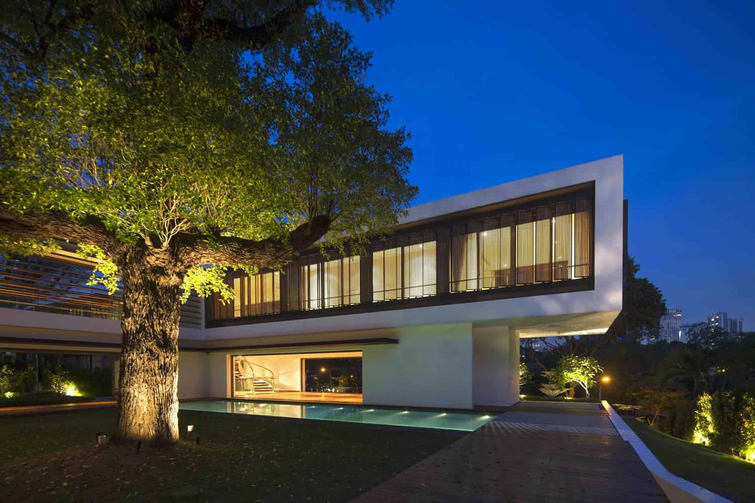 See Through House by Wallflower Architecture + Design in Bukit Timah, Singapore