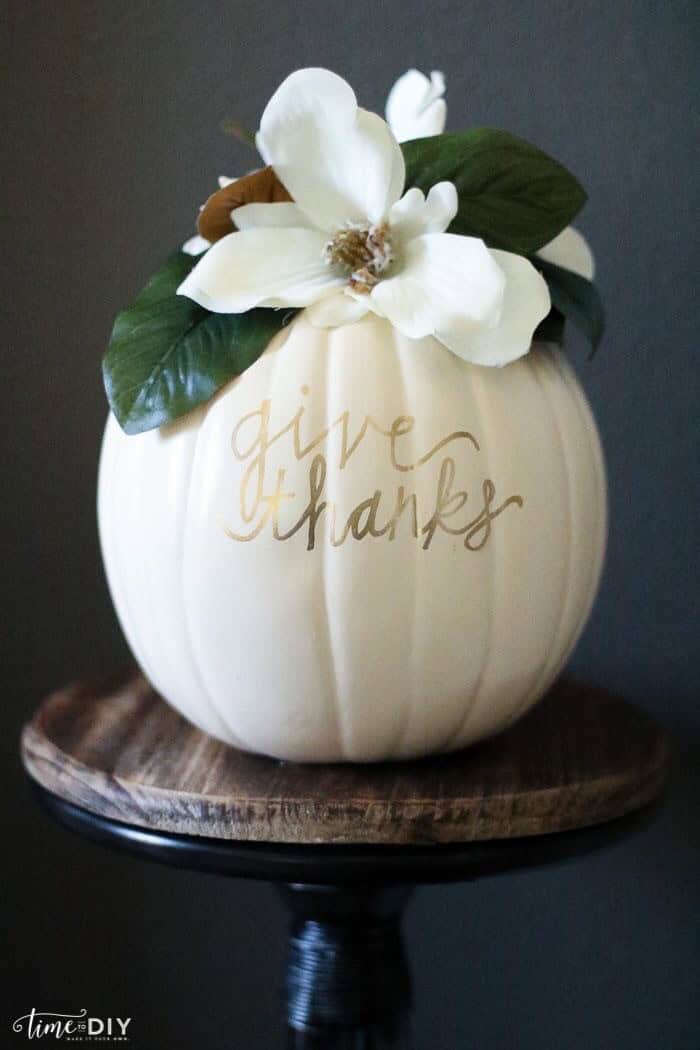 7. DIY Magnolia Pumpkin 7. DIY Magnolia Pumpkin