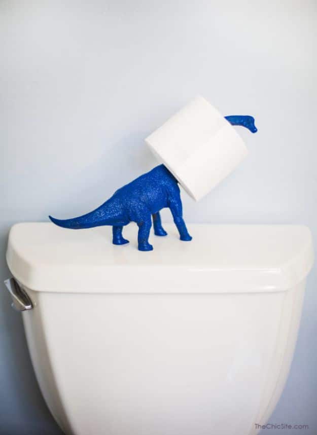 10. Dinosaur Toilet Paper Holder 10. Dinosaur Toilet Paper Holder