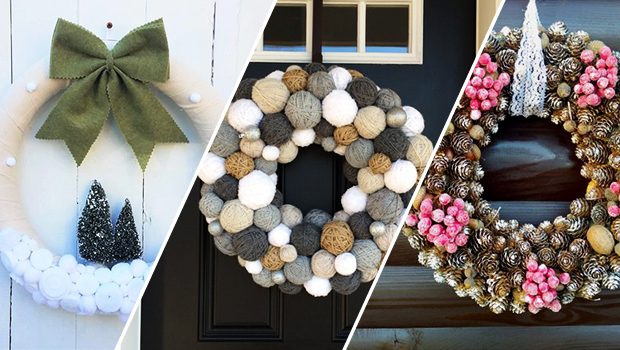 16 Fancy Handmade Winter Wreath Desgins To Welcome The Season