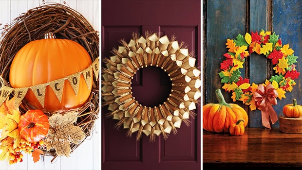 20 Absolutely Adorable DIY Thanksgiving Wreath Ideas You’ll Craft Right Away