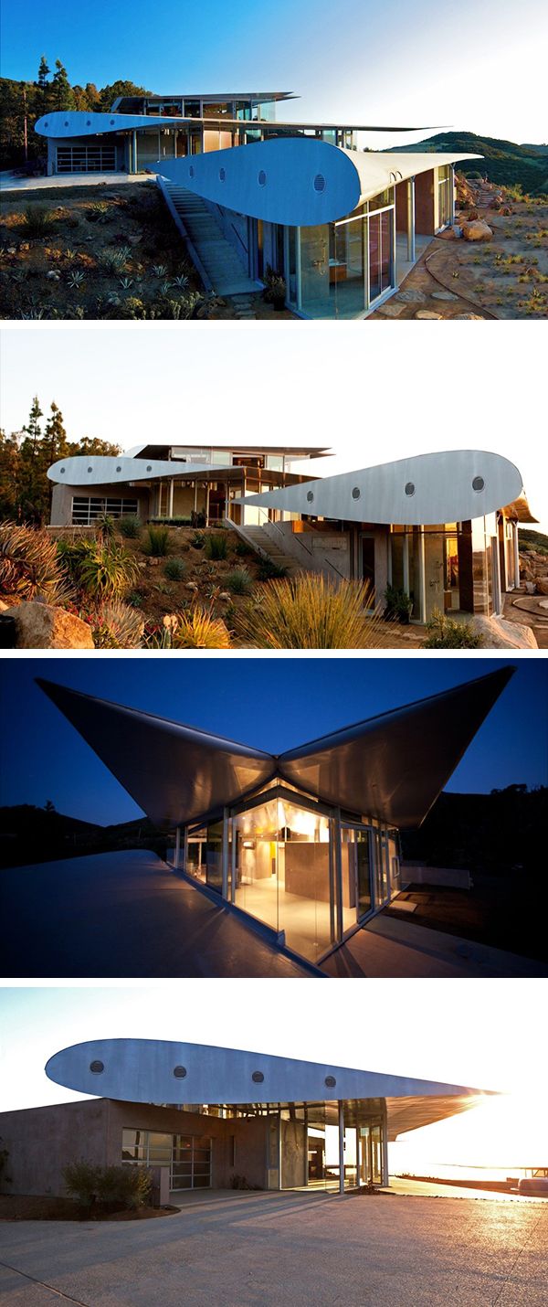 747 Wing House by David Hertz Architects in Malibu, California