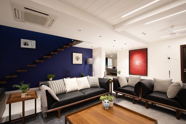 Penthouse Pafekuto by Conarch Architects in Uttar Pradesh, India