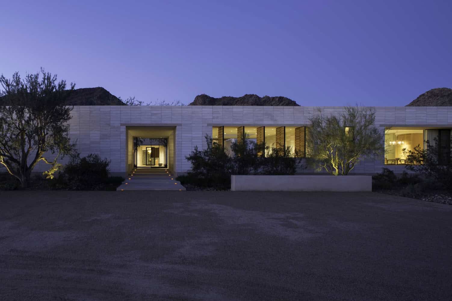 Stone Court Villa by Marwan Al Sayed Inc. in Paradise Valley, Arizona