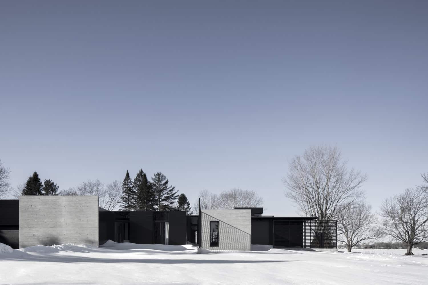 True North Residence by Alain Carle Architecte in Cornwall, Canada