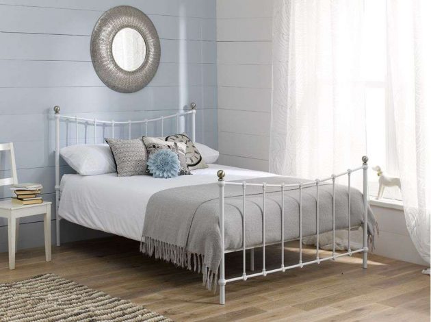 15 Cozy Metal Bed Designs To Help You In Your Choice