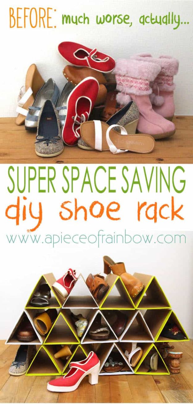15 Awesome DIY Shoe Rack Designs Your Foyer Needs