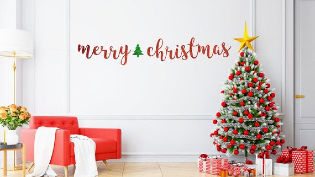 Christmas Banner, Welcome And Merry Christmas Banner, Garland Banner ...