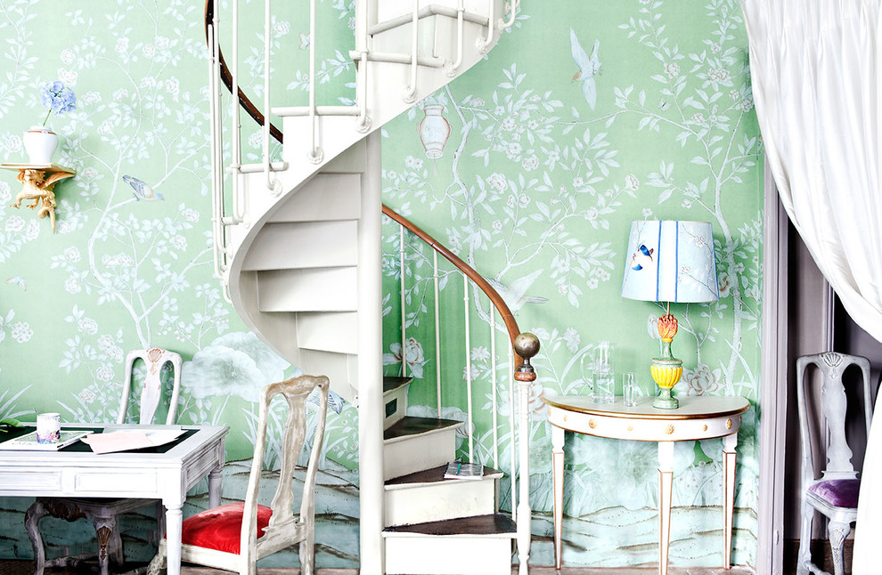 18 Charming Shabby-Chic Staircase Designs You Should See