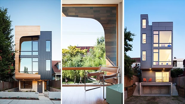 18th Ave City Homes by Malboeuf Bowie Architecture in Seattle, Washington