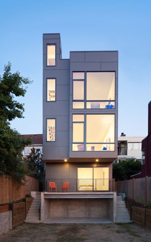 18th Ave City Homes by Malboeuf Bowie Architecture in Seattle, Washington