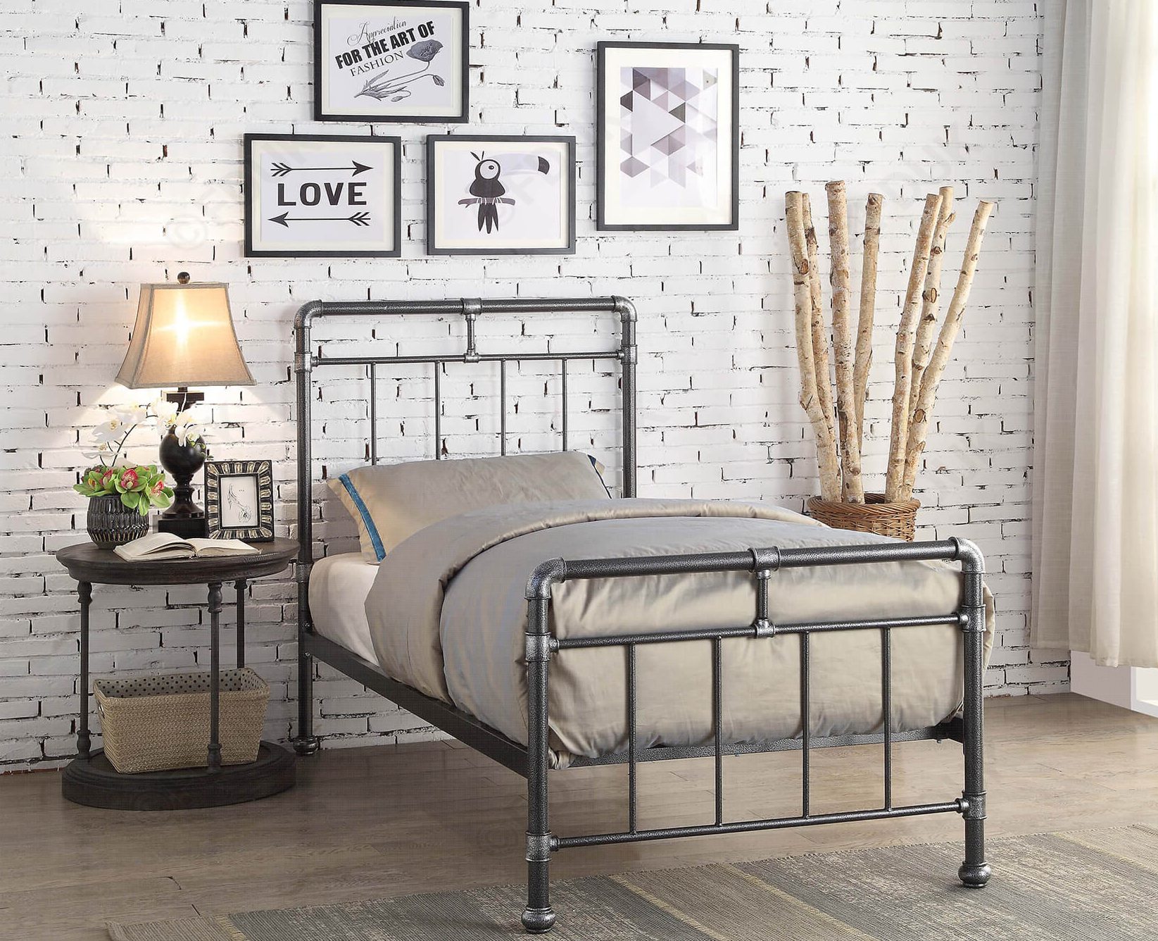 15 Cozy Metal Bed Designs To Help You In Your Choice