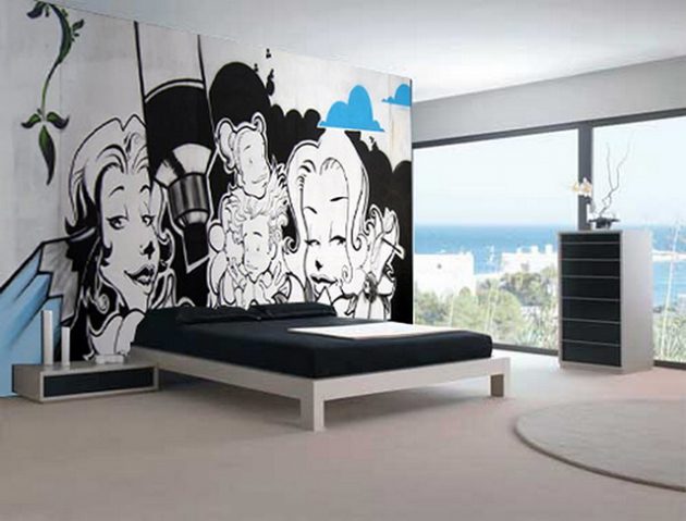 Graffiti In The Interior - 17 Astonishing Ideas For Your Inspiration