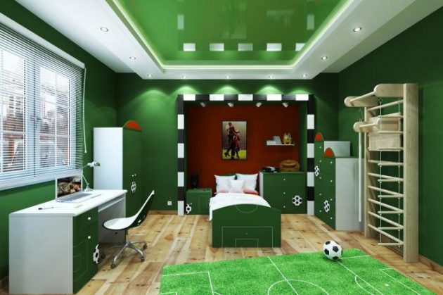 15 Proofs That Green Is Always Great Choice For The Kids Room