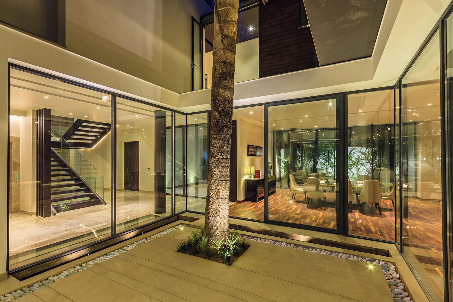 Caryota House by Dada & Partners: A Minimalist Retreat Rooted Around a Palm Courtyard Caryota House by Dada & Partners: A Minimalist Retreat Rooted Around a Palm Courtyard