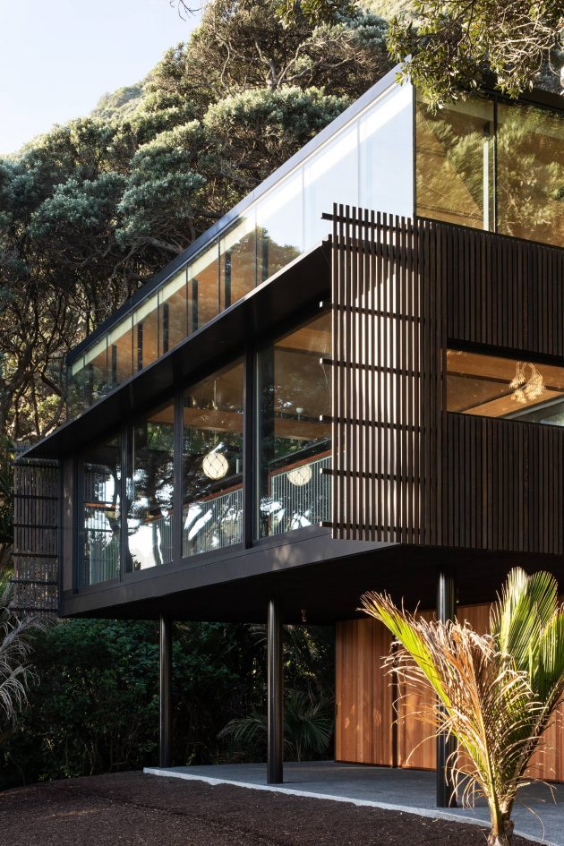 Kawakawa House by Herbst Architects in Piha, New Zealand