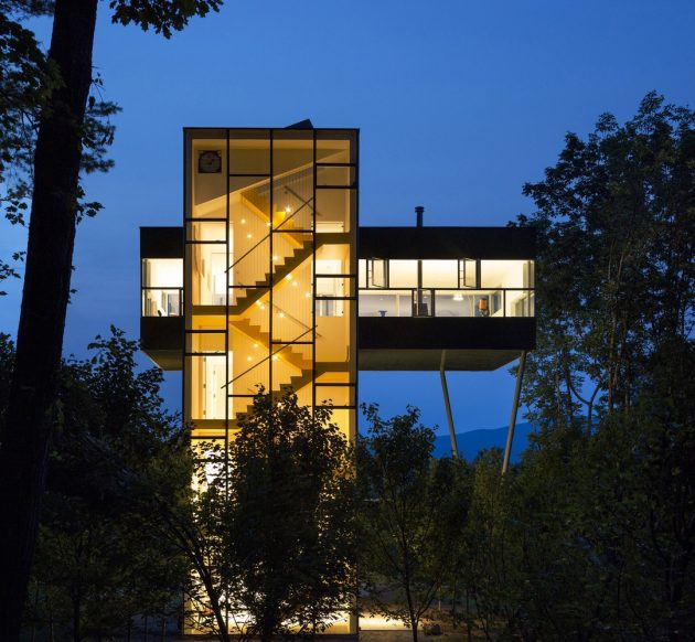 Tower House by Gluck+ in Syracuse, New York