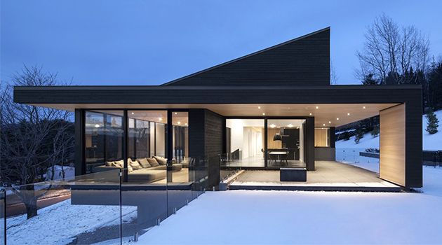 Villa Vingt by Bourgeois / Lechasseur Architects in Lac-Beauport, Canada