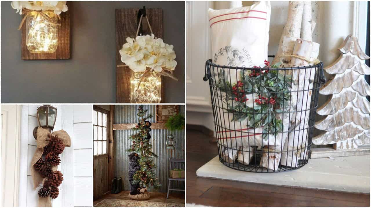 18 Last Minute Rustic Christmas Decorations That Are Worth Seeing