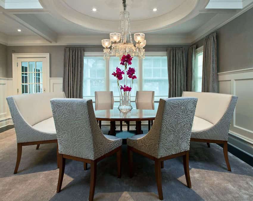 White Chandelier In The Dining Room- 12 Extravagant Ideas White Chandelier In The Dining Room- 12 Extravagant Ideas