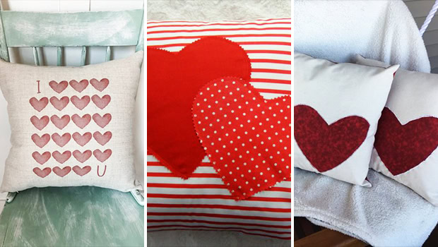 15 Charming Handmade Valentine’s Day Pillow Designs That Make Great Gifts