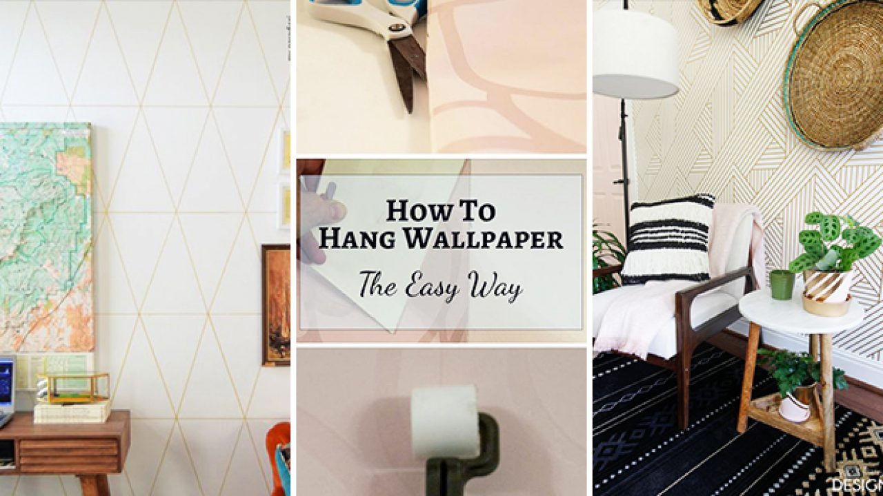 How to Hang Wrapping Paper as Wallpaper  The Homes I Have Made