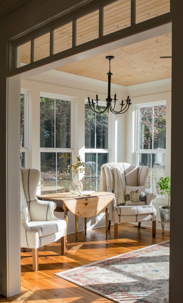 15 Wonderful Farmhouse Sunroom Designs Worth Checking Out
