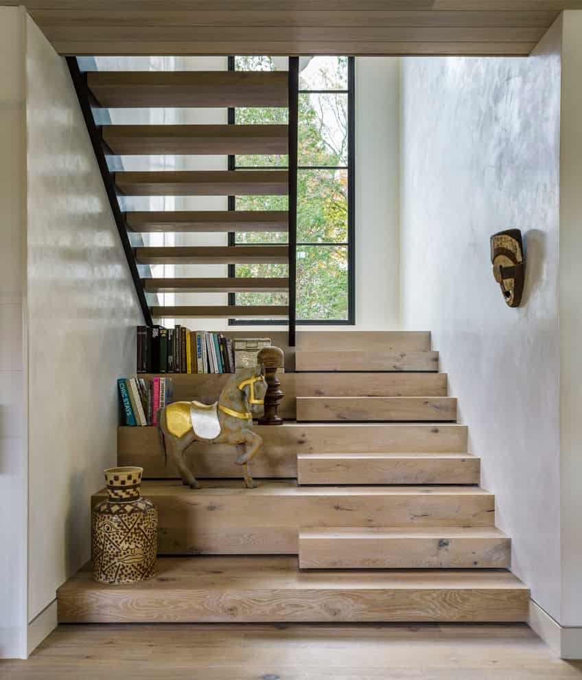 16 Stunning Farmhouse Staircase Designs That Will Blow 