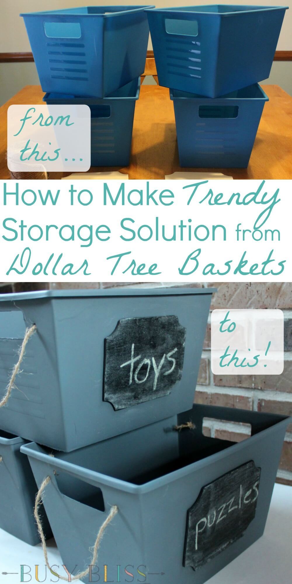 16 Super Awesome DIY Dollar Store Storage Bin Organization Solutions