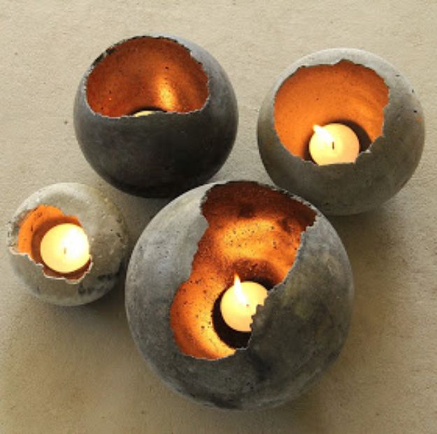 16 Wicked DIY Concrete Craft Ideas To Add To Your Decor