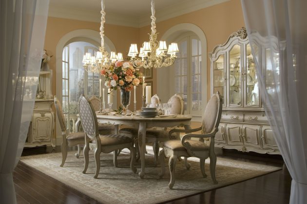 If you are aiming for a sophisticated and classy vibe for your dining room, you definitely need to get a chandelier. |