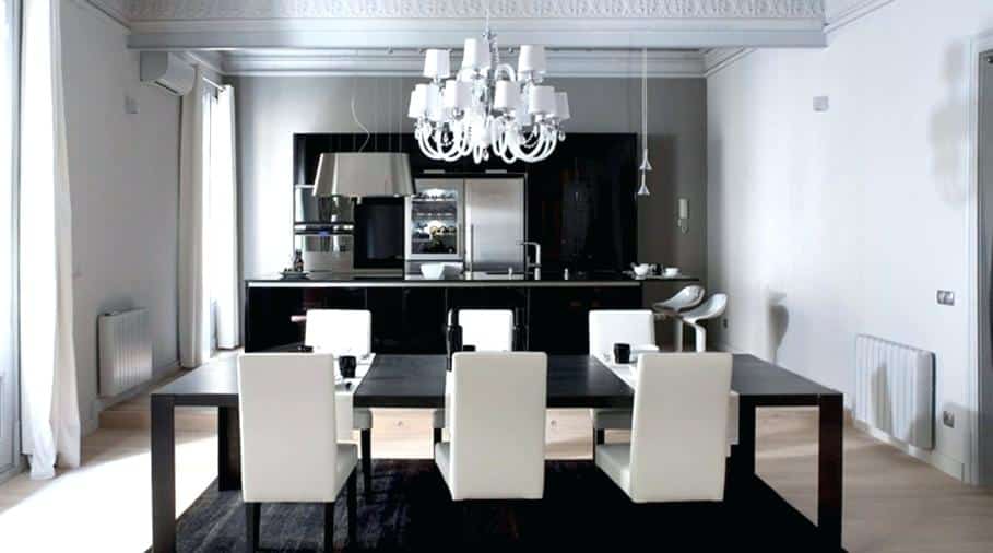 White Chandelier In The Dining Room- 12 Extravagant Ideas White Chandelier In The Dining Room- 12 Extravagant Ideas