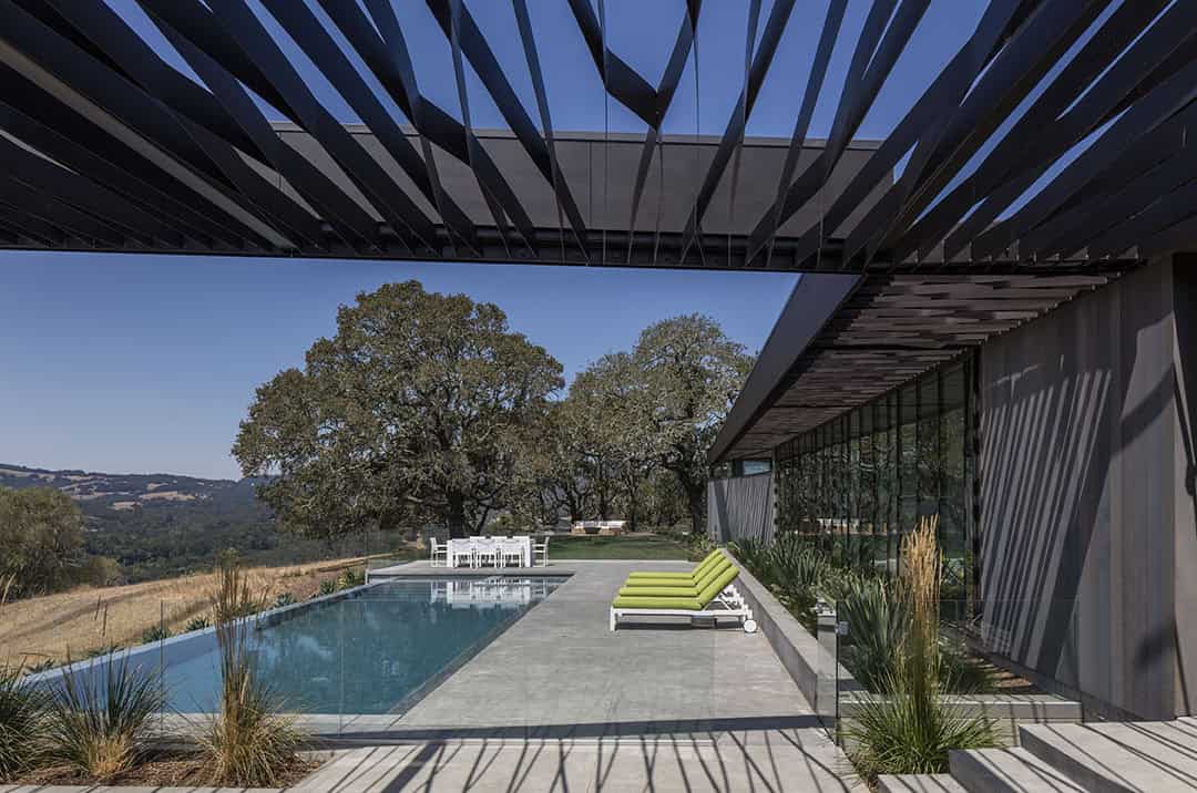 Lichen House by Schwartz and Architecture in Glen Ellen, California
