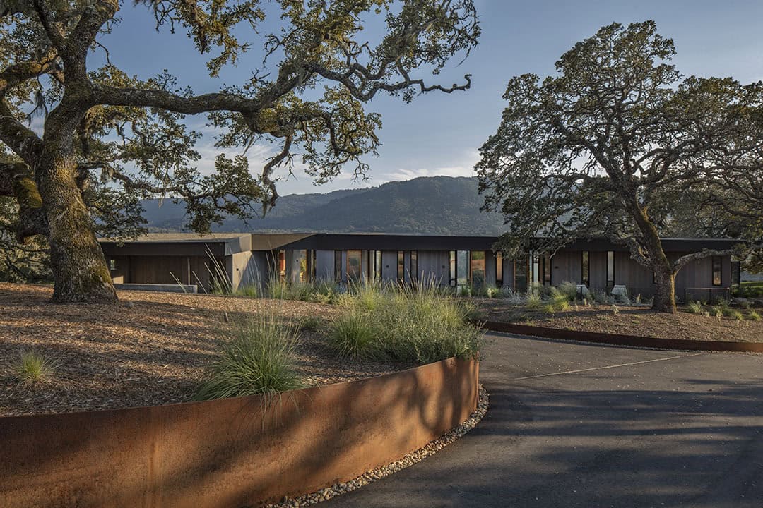 Lichen House by Schwartz and Architecture in Glen Ellen, California