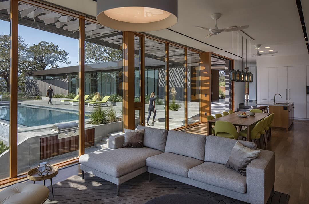 Lichen House by Schwartz and Architecture in Glen Ellen, California