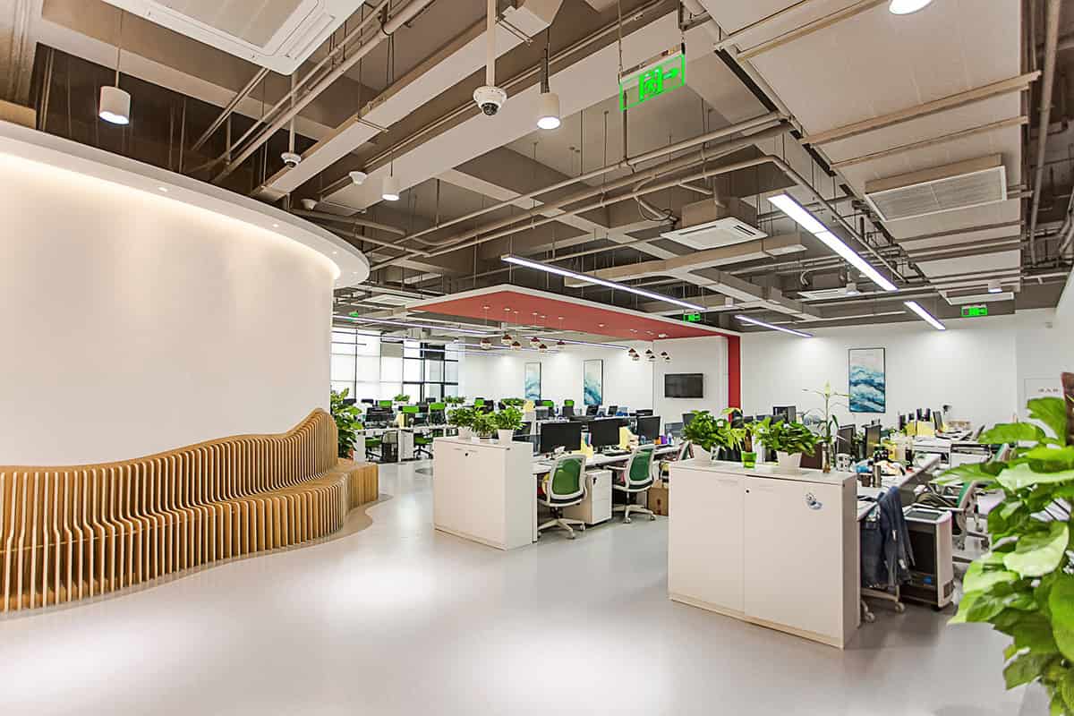 Office space design - Flowing melody Interior design of Shanghai KUNCHI office