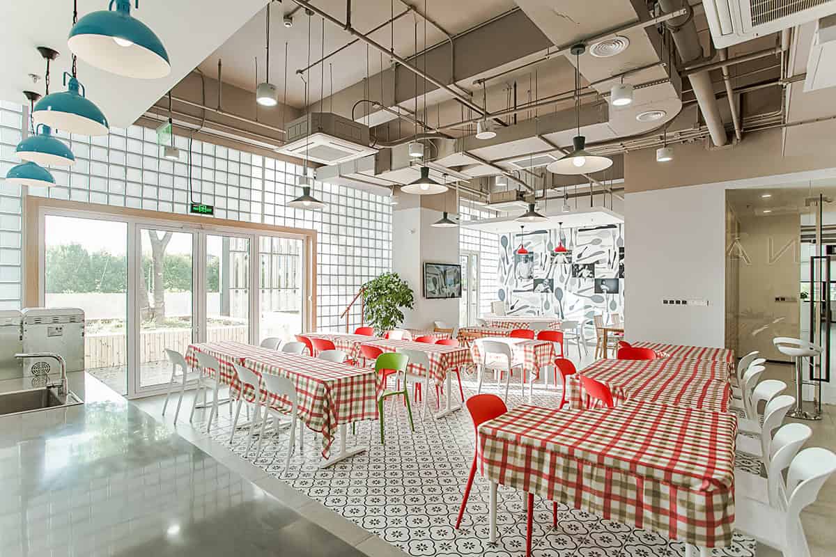 Office space design - Flowing melody Interior design of Shanghai KUNCHI office